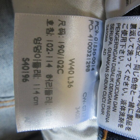 Levi's 550™ Relaxed Fit Blue Jeans Men's W40 L36 - Picture 6 of 7